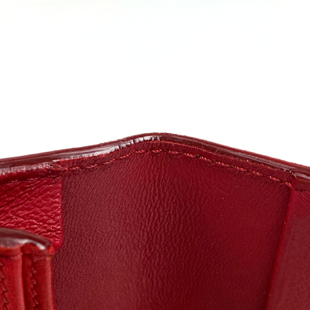 Celine logo Wallet leather red holder business - Picture 3 of 5
